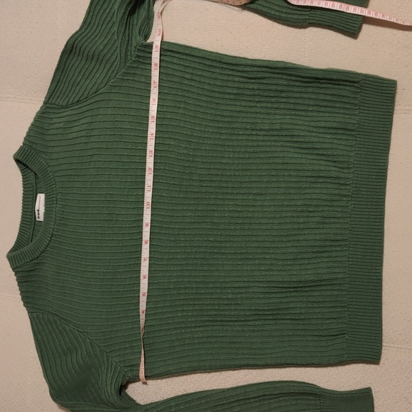 Frank & Oak Green Ribbed Sweater - Picture 5 of 6